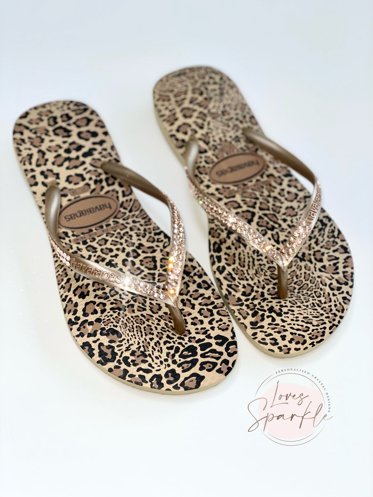 Havaianas slim animal print best sale flip flops