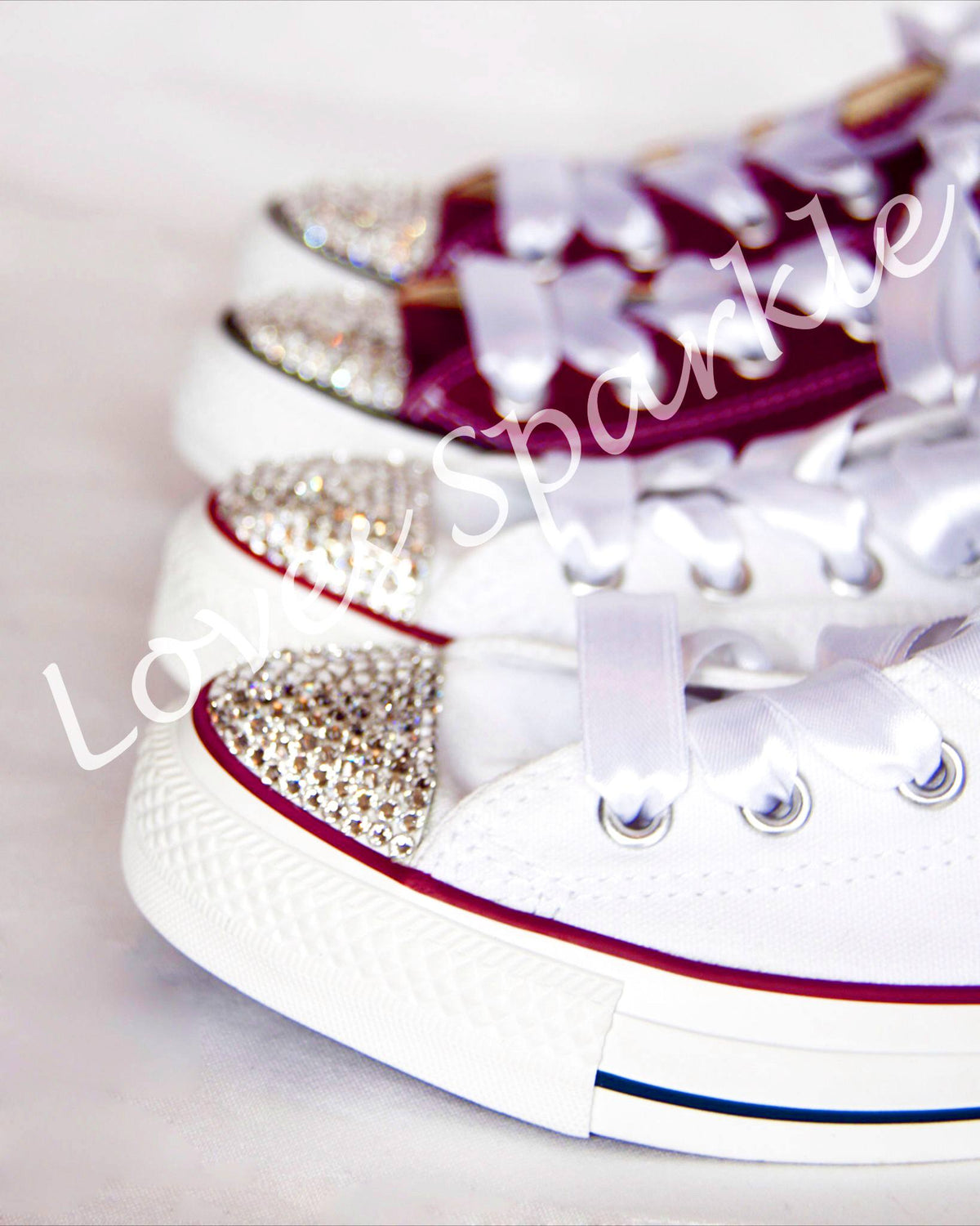 Embellished converse hot sale