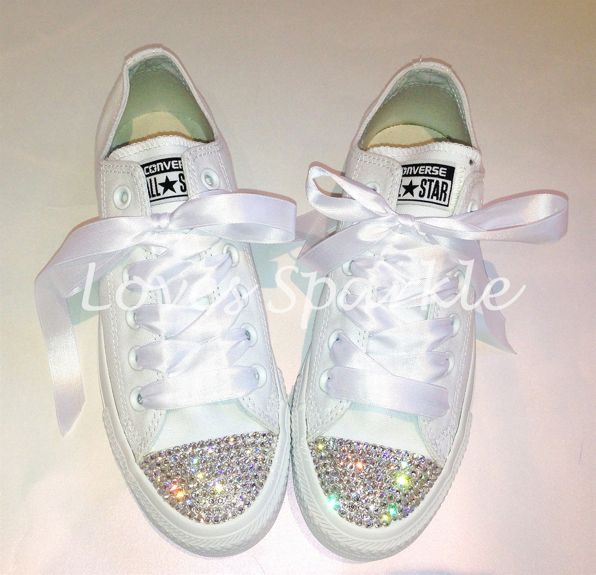 Converse toe store sparkle